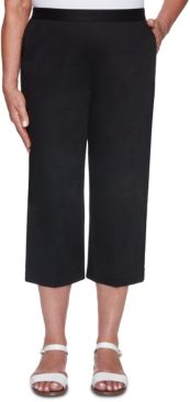 Missy Classics Twill Trouser Pocket Capri Pants