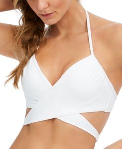 Simone Wrap Bikini Top, Created for Macy's Women's Swimsuit
