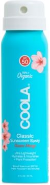 Classic Body Organic Sunscreen Spray Spf 50 - Guava Mango, 2-oz.