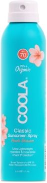 Classic Body Organic Sunscreen Spray Spf 70 - Peach Blossom, 6-oz.