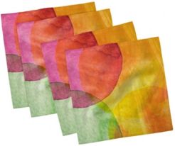 Abstract Set of 4 Napkins, 12" x 12"