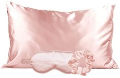 Pink Satin Sleep 3pc Gift Set