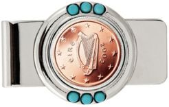 Irish 2 Euro Coin Turquoise Money Clip