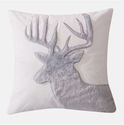 Camden 18" x 18" Faux Fur Deer Decorative Pillow