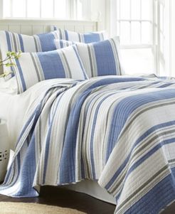 St. Bart Stripe King Quilt Set