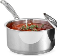 Chef's Classic Stainless Steel 1.5 Qt. Covered Saucepan