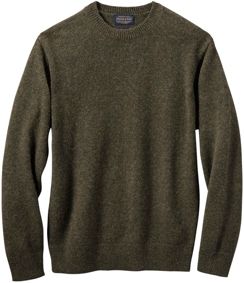 Mens Shetland Crew Sweater