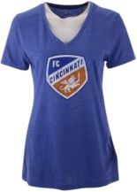 Fc Cincinnati Women's Distressed Logo T-Shirt