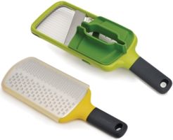 Multi-Grip Mandoline & Multi-Grate Food Prep Gadget Set