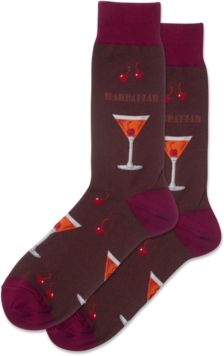 Manhattan Cocktail Crew Socks