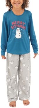 Matching Kids Holiday Merry Sithmas Family Pajama Set