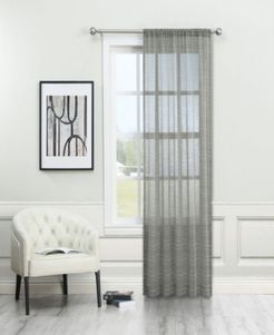 Castor Sheer Rod Pocket Curtain Panel By Nefeli, 84" x 52"