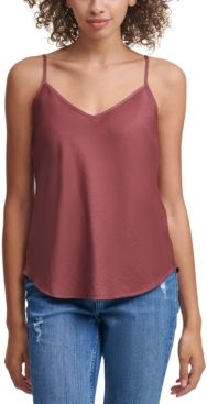 Charmeuse V-Neck Top