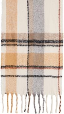 Spacious Plaid Blanket Wrap