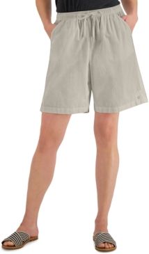 Petite Lila Drawstring Shorts, Created for Macy's