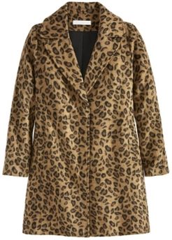Cheetah Button Coat