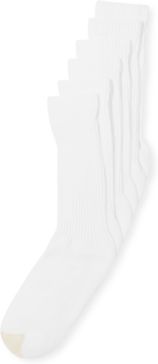 Cotton Crew Athletic 6 Pack Extended Size Socks