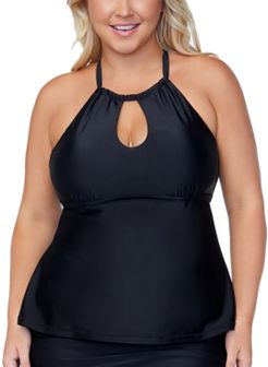 Trendy Plus Size Rosalie Underwire Tankini Top Women's Swimsuit
