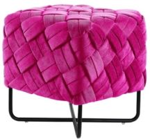 Marone Upholstered Square Ottoman
