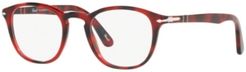 PO3143V Men's Round Eyeglasses