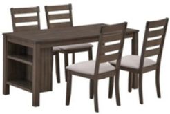 Peregrine dining 5-Pc (Table + 4 Side Chairs), Created for Macy's