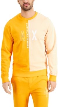 Regular-Fit Colorblocked Logo-Print Sweatshirt, Created for Macy's