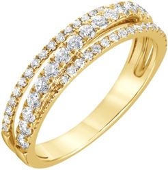 Diamond Band Ring (5/8 ct. t.w.) in 14K Yellow Gold