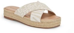 Gayte Espadrille Platform Slides Women's Shoes