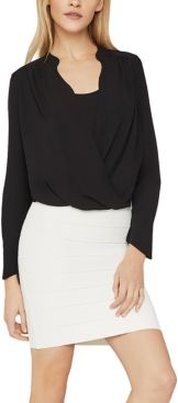 Drape-Front Blouse