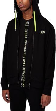 Mini Logo Zip-Front Hoodie