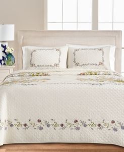 Floral Bouquet Queen Bedspread, Created for Macy's