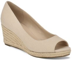 Nuri Peep-Toe Espadrilles Wedge Sandals Women's Shoes