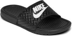 Benassi Jdi Swoosh Slide Sandals from Finish Line