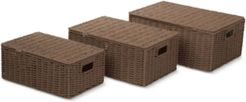 3-Pc. Paper Rope Basket Set