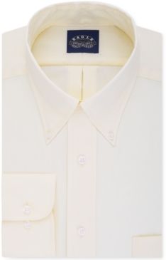 Classic-Fit Stretch Collar Non-Iron Solid Dress Shirt
