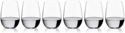 O Collection Riesling/Zinfandel Stemless Wine Glasses 6 Piece Value Set