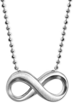 Infinity Pendant Necklace in Sterling Silver