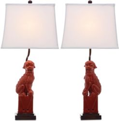 Foo Dog Set of 2 Table Lamps