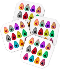Elisabeth Fredriksson Colored Avocados Coaster Set