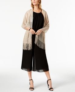 Inc Knit Fringe Evening Wrap, Created for Macy's