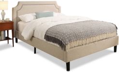 Bozza Upholstered Bed - Queen, Quick Ship