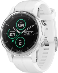 Unisex fenix 5S Plus White Silicone Silicone Smart Watch 42mm