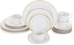 Haley Gold 20-Pc. Dinnerware Set, Service for 4