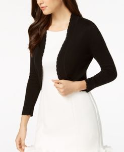 Open-Front Cropped Cardigan