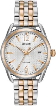 Drive from Citizen Eco-Drive Women's Two-Tone Stainless Steel Bracelet Watch 36mm