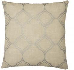 Beautyrest Pemberly 16x16 Embroidered Decorative Pillow Bedding