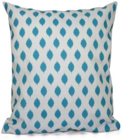 16 Inch Turquoise Decorative Geometric Throw Pillow