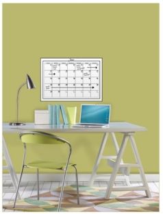 Medium White Monthly Calendar Set Of 2