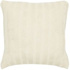 18" x 18" Cable Knit Poly Filled Pillow