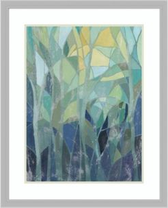 Stained Glass Forest I Framed Art Print